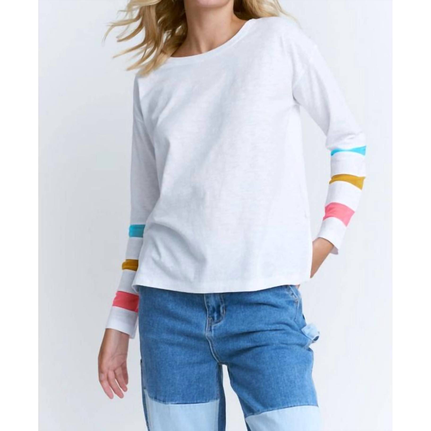 New Lisa Todd Mesh Fest Top In White